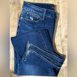 Judy Blue High Rise Slit Hem Boot Cut Jeans